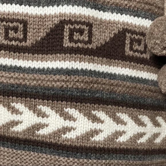 Alice + Olivia Retro Brown Fringe Sweater Dress Medium - Picture 13 of 15